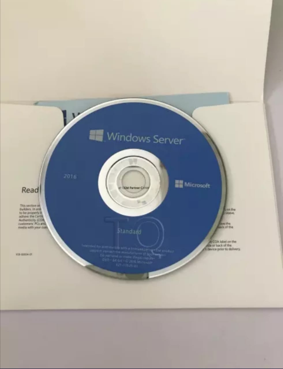 Windows Server 2019 Standard DVD