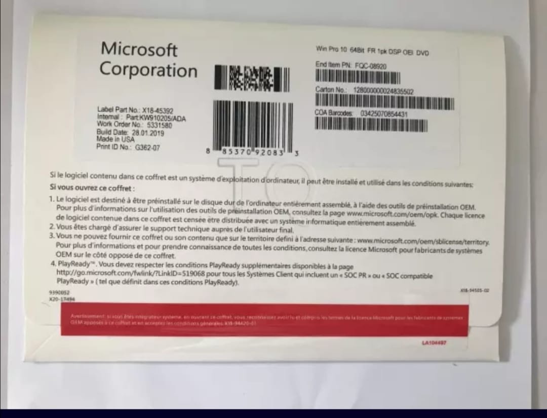 Windows Server 2016 Standard DVD